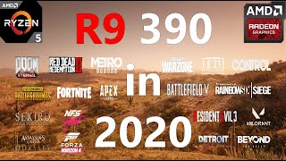 R9 390 Test in 25 Games in 2020