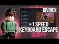 +1 SPEED Keyboard Escape Script 2026 | AUTO RUN + UNLOCK ALL | NO KEY | Roblox Script