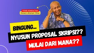 Membuat proposal skripsi dari 0