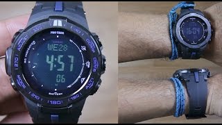 CASIO PROTREK PRW-3100Y-1 ALL BLACK - UNBOXING