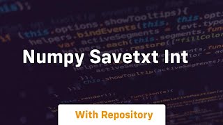numpy savetxt int