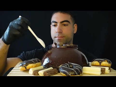 Chocolate Cake Mukbang Asmr Youtube