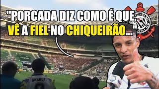 torcida do Corinthians CALANDO Chiqueirão (Allianz Parque) - Corinthians x Palmeiras