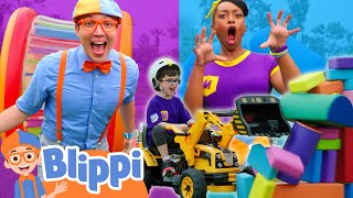 Blippi vs Meekah! Ultimate Challenge Games  for Kids | Blippi - Learn Colors and Science