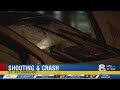 Crash and shooting investigation in Saint Pete