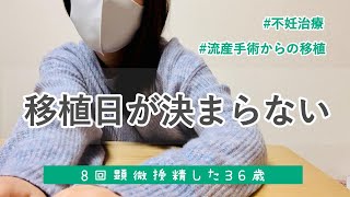 【不妊治療㊽】移植周期の予定はうまくいかないものですね/PGT-A検査済み/正常胚の胚盤胞で移植/子なし夫婦/二人暮らし/体外受精・顕微授精