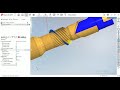 sprutcam 4th axis spiral groove milling