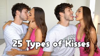 25 TYPES OF KISSES!