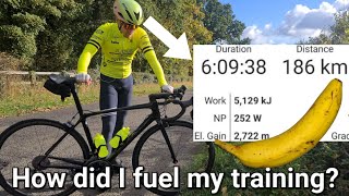 Over 250 watts for 6 hours!? 3.9w/kg for 186km. How did I fuel my training ride?