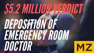 Deposition of Defendant's ER Doctor Expert