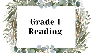 Grade 1 Reading 04.01.2020