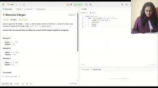 Reverse Integer - LeetCode 7 | Python Optimal Solution | Handling Integer Overflow