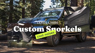 LX600 Custom Dual Snorkel  - Sound clip