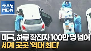 미국, 하루 확진자 100만 명 넘어…세계 곳곳 '역대 최다' [굿모닝 MBN]