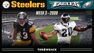 Physical PRESSURE in Philly! (Steelers vs. Eagles 2008, Week 3)
