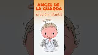 Ángel de la guarda - Oración infantil #shorts