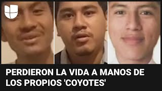 'Coyotes' asesinan a tres migrantes ecuatorianos tras exigir dinero para una supuesta liberación