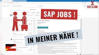 Wie finde ich SAP Jobs in meiner Nähe? [deutsch]