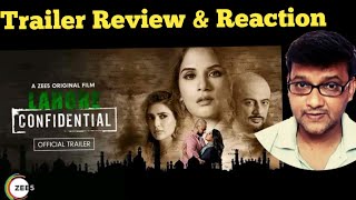 Lahore Confidential Trailer Review & Reaction | ZEE5 | The Cinema Mine