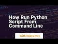 how run python script from command line
