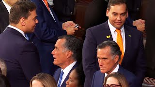 Mitt Romney Confronts George Santos at State of the Union