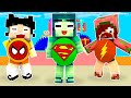 Monster School : Baby Zombie x Squid Game Doll SuperHero Run Challenge - Minecraft Animation