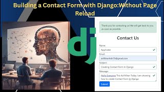 Building a Contact Form with Django:Without Page Reload With Ajax