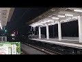 e353系が国立駅3番線を異常なく、通過