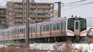 E129系B25編成 信越本線上り普通426M長岡行き【4K】