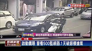 鷹眼小組有效率！ 過濾500監視器1天破搶案－民視新聞