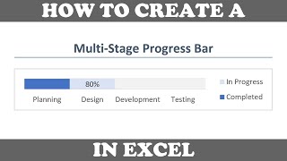 Excel Multi-Stage Progress Bar | FREE Download