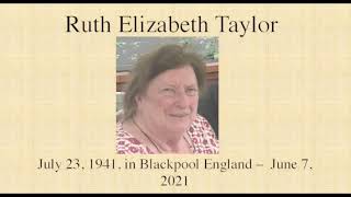 Ruth Taylor's memorial Service