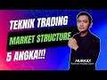 Teknik Untung 5 Angka dengan Market Structure - MurasX