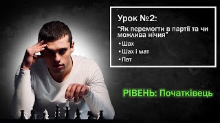 Шахи для початківців #2: Шах, Мат і Пат