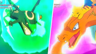 Roy catches Shiny Rayquaza!! - Pokemon Horizons  Episode 82 AMV | pokemon horizons episode 82 Eng