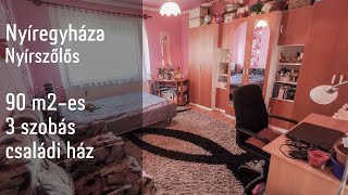 Eladó családi ház Nyíregyháza - Nyírszőlős, 90 m2-es, 3 szobás családi ház