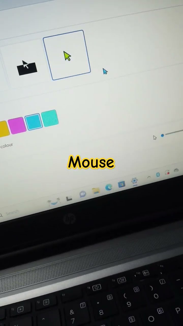 Change mouse pointer color in Windows How to change mouse pointer color? #youtubeshorts