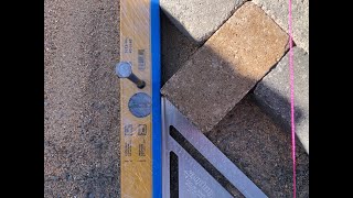Herringbone Paver Pattern Step 1 Tip 1