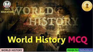 World History MCQ || PART II History || Subject Class || SLST \u0026 MADRASHA || Abhijit Sir