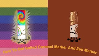 How To Get Salted Caramel Marker And Zen Marker In Roblox Find The Markers