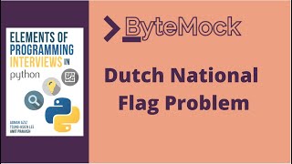 Dutch National Flag Problem | EPI Python Solutions