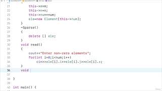 007 Let's Code Sparse Matrix using C++