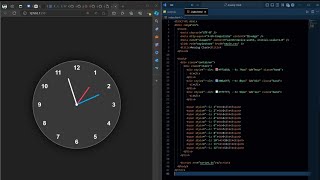 Create an Analog Clock in HTML, CSS, & JavaScript (No Talking)