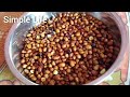 কাঁচা বাদাম ভাজা how to fry nuts badam vaja recipe simple life cooking channel 😋🤤