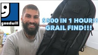 THRIFTING GOODWILL: $500+ IN 1 HOUR!! CRAZY FINDS!!!