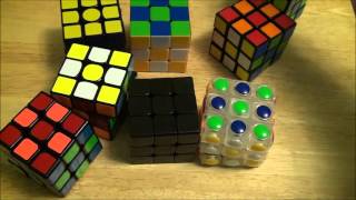 Non-Cuber looks at my Cube Collection (Comedy)