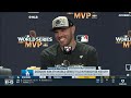 world series mvp freddie freeman talks about his journey this season and the dodgers resilience