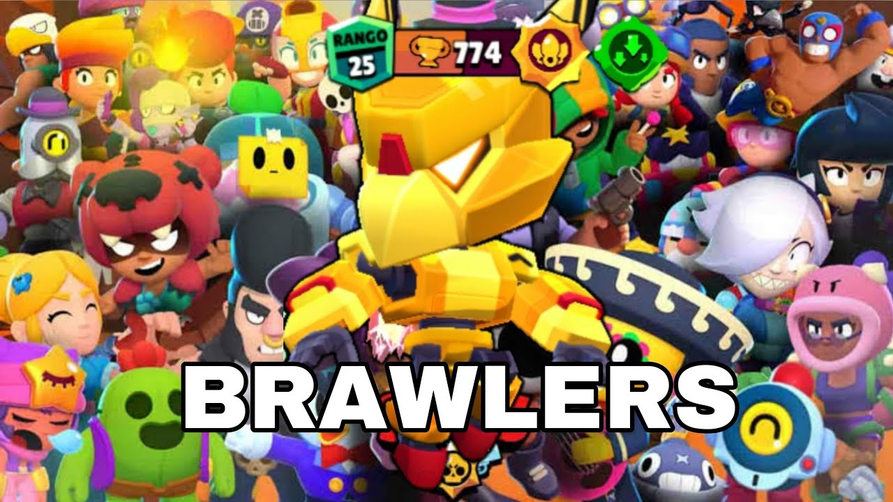 Mi PRIMER Brawler Al RANGO 25 Y TODOS Mis Brawlers A 600 COPITAS ...