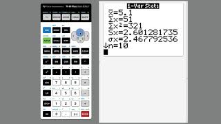 TI-84 Intro to Lists, 1 Var Stats