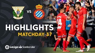 Highlights CD Leganes vs RCD Espanyol (0-2)